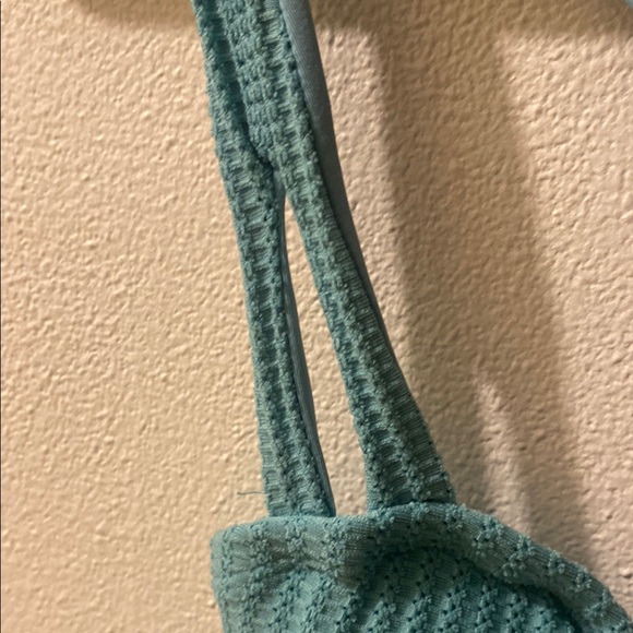 BECCA SWIM Textured Green One Piece Swimsuit - Picture 9 of 9